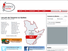 Tablet Screenshot of essencemontreal.com